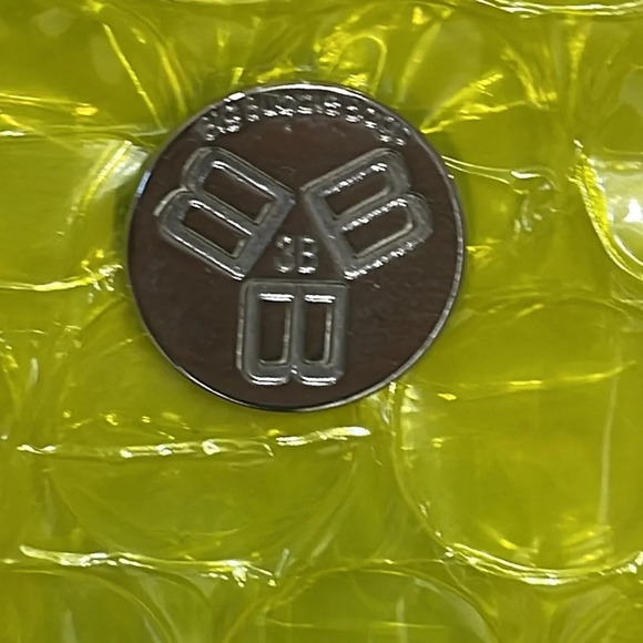 Big Bubble Bag BBB Made in Italy Yellow Bubble Wrap Handbag Y2K Eco friendly - Picture 7 of 17